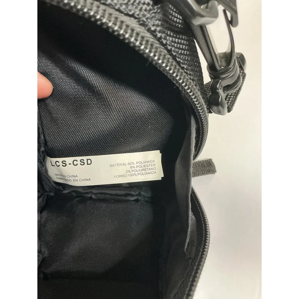 Sony Cyber-shot LCS-CSD Camera Case Black Nylon Pouch with Shoulder Strap